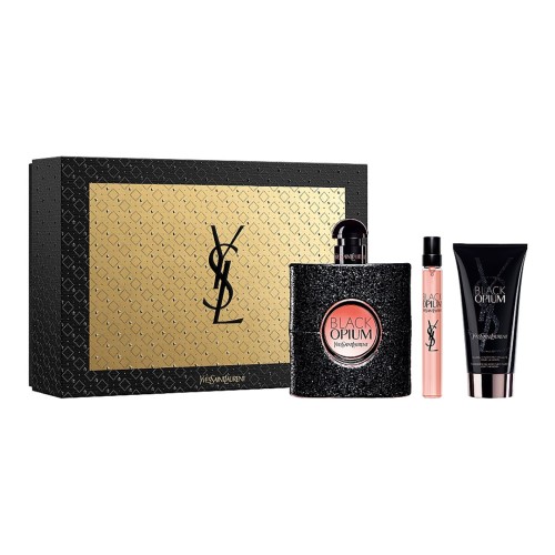 Yves Saint Laurent Black Opium edp set (edp 90ml + b/l 50ml + edp 10ml)