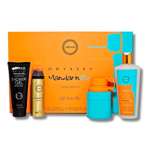 Armaf Odyssey Mandarin Sky edp set (edp 100ml + s/g 100ml + b/s 50ml + sh 200ml)